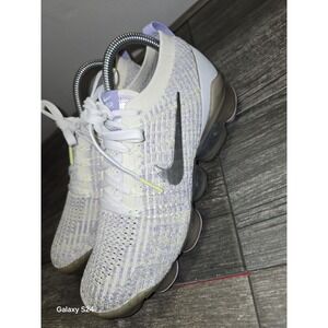 Nike Air Vapormax Flyknit 3 Barely Volt White Shoes AJ6910-102 Women's Size 9